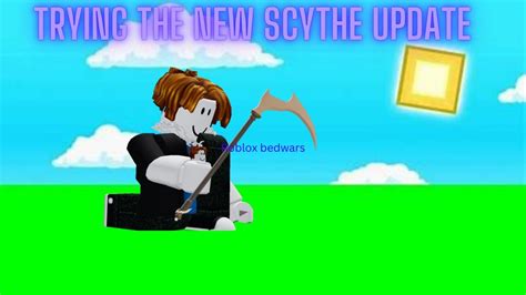 Trying The New Scythe Update Roblox Bed Wars Roblox Gaming Youtube