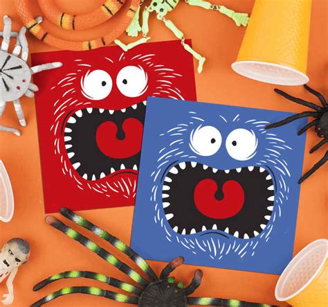 Moderne Und Farbenfrohe Halloween Untersetzer Tenstickers