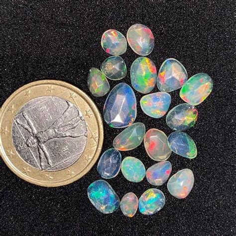 Ethiopian Opal Aaa Grade Faceted Opal Welo Opal Opal Crystal Multi