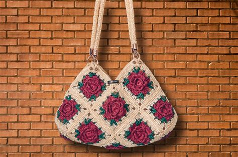 Granny Square Crochet Bag Pattern Pdf And Video Tutorial