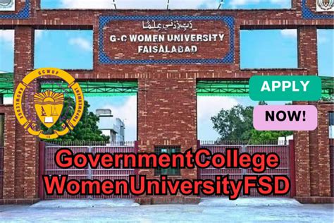 Latest Gcwuf Job Government College Women University Faisalabad