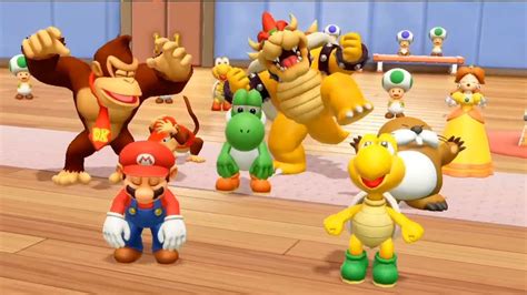 Super Mario Party MiniGames Mario Vs Koopa Troopa Vs Dry Bones Vs