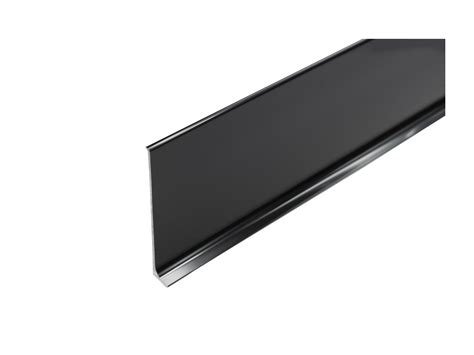 Cezar Aluminum Skirting Board Socle Plinth Lp80 H 80mm Black At