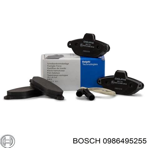 0986495255 Bosch Pastillas De Freno Delanteras