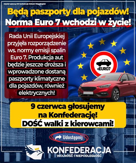 Paszporty dla pojazdów Tego jeszcze nie było Konfederacja