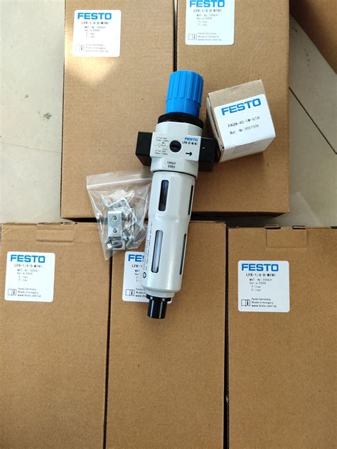 FESTO Filter Regulator LFR 1 4 D MINI 159631 LFR 1 8 D MINI 159630 LFR