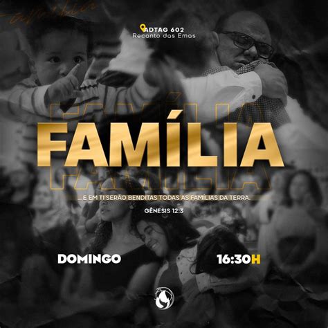 Culto Da Família Em 2020 Banners Igreja Modelo De Cartaz Culto Da Família