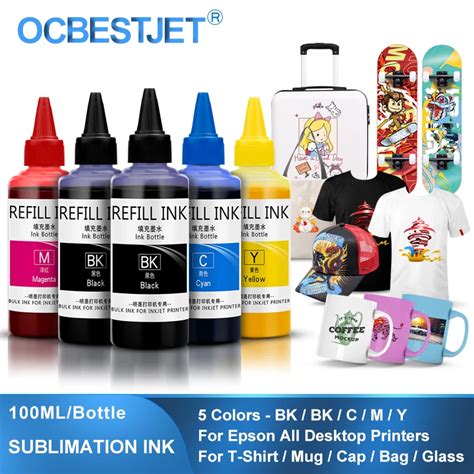 Juego De Tinta De Sublimaci N Para Impresora Epson Set De Colores