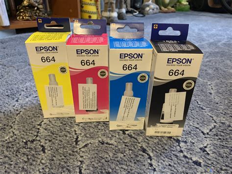 Чернила Epson 664 в Апатитах - 1000 руб. Купить краску для МФУ