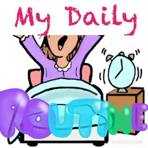 Daily Routine Clip Art