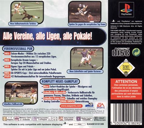 FIFA 99 cover or packaging material - MobyGames