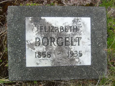 Maria Elizabeth Lizzie Brockmann Borgelt Memorial Find