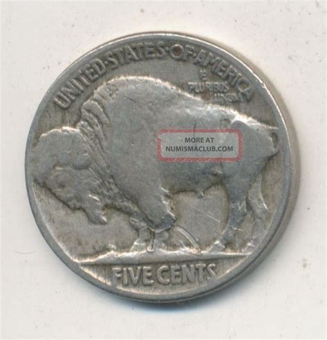 1913 Buffalo Nickel Type Ii Circulated First Year Buffalo Nickel