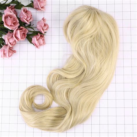 Blond Wig Synthetische Per Cke Lange Lockige Lockiges Haar Damen Ebay