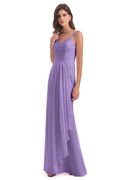 Aryanna Hourglass Spaghetti Straps Chiffon Bridesmaid Dresses