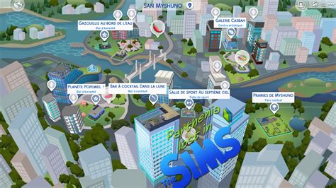 Sims 4 San Myshuno Map - Maping Resources