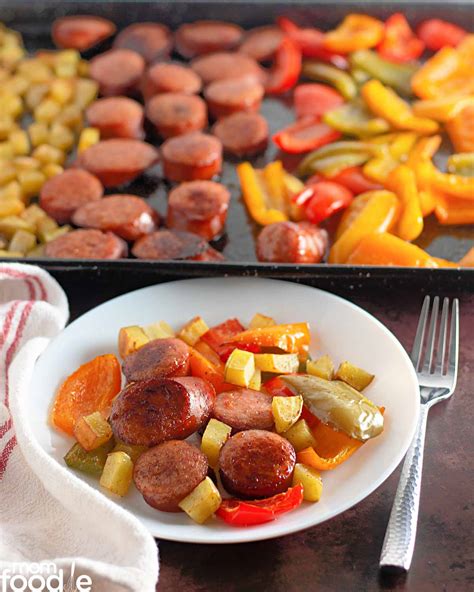 Kielbasa Sheet Pan Dinner Recipe Mom Foodie