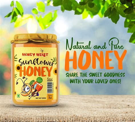 Honey Heist® Brand Packaging And Visual Identity Behance