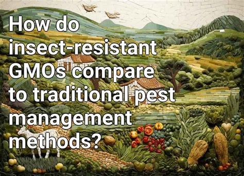 How Do Insect Resistant Gmos Compare To Traditional Pest Management Methods Agriculturegov