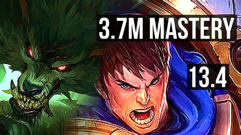 Warwick Vs Garen Top M Mastery Games Godlike Kr