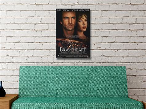 Braveheart Movie Poster Canvas Art Print | Home Decor Ideas