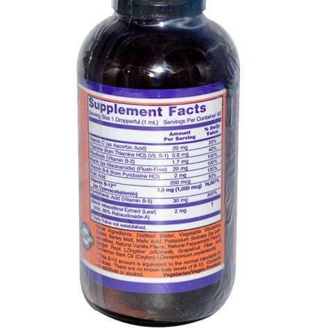 NOW Foods Vitamin B-12 Complex - 60 мл - Витамин В12 комплекс ...
