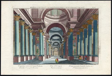 Antique Optical Print-INTERIOR-ST. GENEVIEVE-CHURCH-PARIS-FRANCE-1770 ...