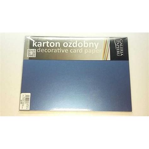 Karton Ozdobny A Szafirowy Millenium G Galeria Papieru Argo