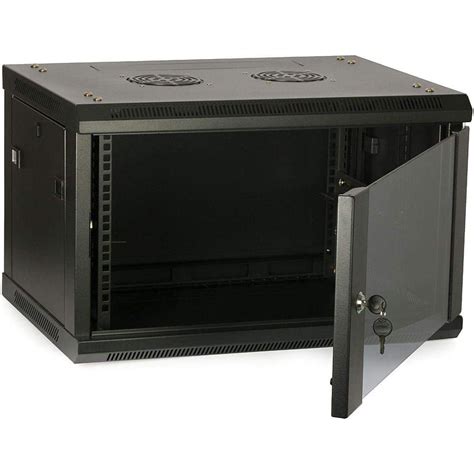 Wall Mount Server Rack Cabinet ((6U)) 600mm (W) x 450mm (D) x 370mm (H ...