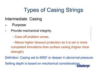 basic casing design  casing point selectionppt