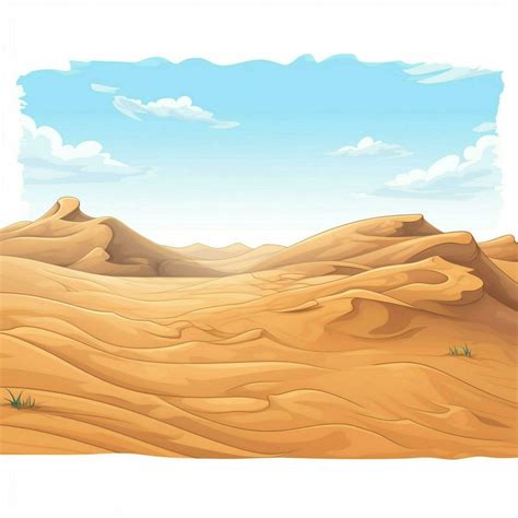 Sand 2d cartoon vector illustration on white background hi 30692200 ...