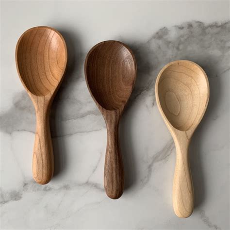 Carved Wooden Spoons Maine Made