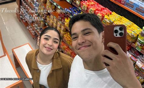 Nakakakilig Kyle Echarri May Sweet Message Kay Andrea Brillantes