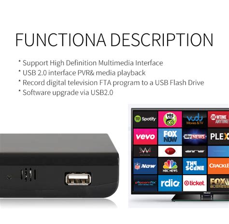 Hengli receptor De Dvb t2 Digital Tv Hd Decodificador De Señal Con