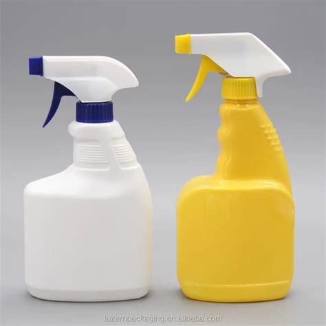 750ml Plastic Hdpe Rectangle Chemical Fine Mist Trigger Spray Bottle