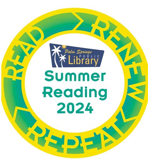 Summer 2024 Reading Begins Monday June 10 At The Palm Springs Public