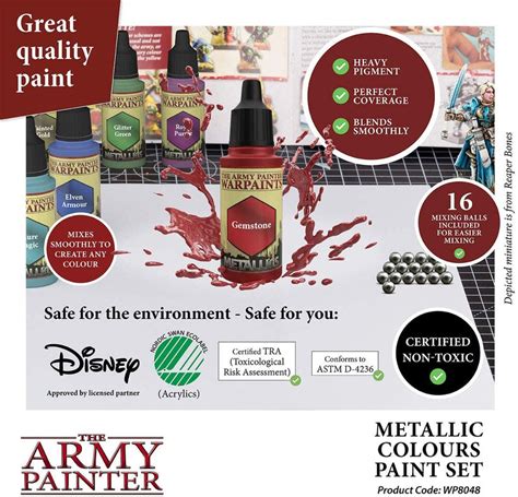 The Army Painter Metallic Colours Paint Set Wargames Delivered