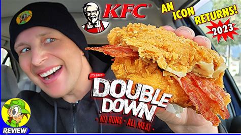 Kfc Double Down Review It S Back Peep This Out