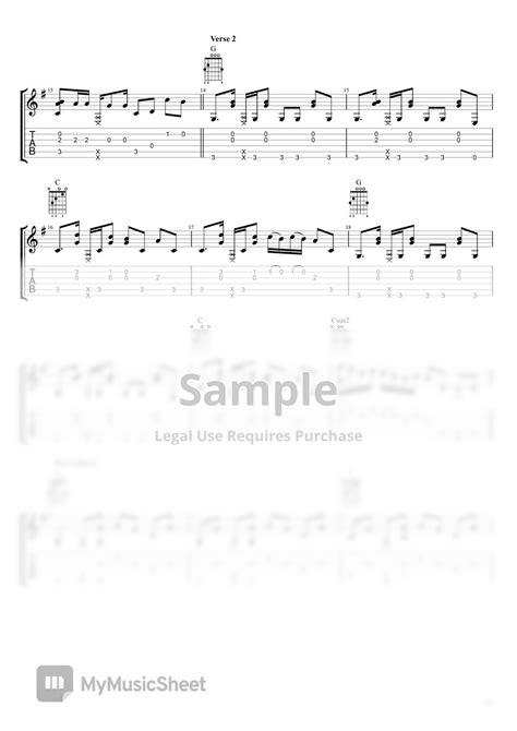 Bts Fingerstyle Guitar Life Goes On Easy Version Sheets By