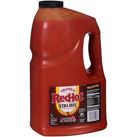 Buy Frank S RedHot Xtra Hot Cayenne Pepper Hot Sauce Gal One Gallon Of Extra Hot Cayenne