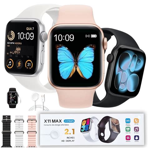 Relogio Smartwatch Para Iphone - Relógio Smartwatch X11 MAX Para IPhone Samsung Xiaomi - Mike Shop