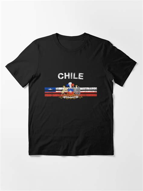 Chilean Flag Shirt Chilean Emblem And Chile Flag Shirt T Shirt For