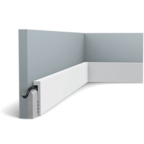 Orac Decor SX171 SQUARE Плинтус напольный Дюрополимер 22x100x2000 ...