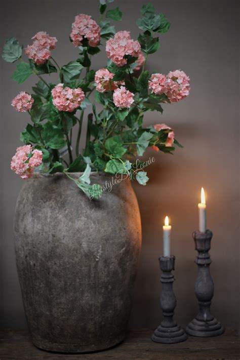 Zijden Grote Hortensia Snowball Tak Pink Cm Lifestyle By Leonie