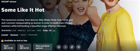Some Like It Hot Movie Review The Tech Vortex