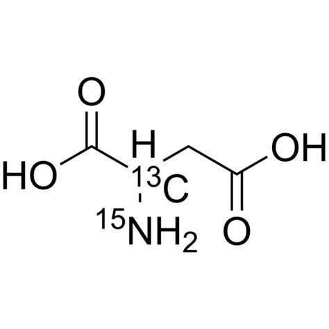 Dl Aspartic Acid C N Dl Asp Oh C N Stable Isotope