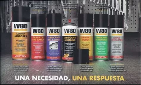 Caja X 12u Lubricante Multiuso Con Teflon W80 250ml En Venta En Capital