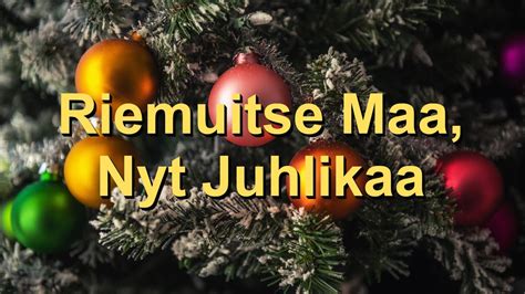 Riemuitse Maa Nyt Juhlikaa Joy To The World Karaoke Huilu