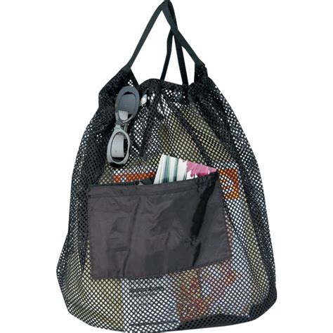 Wholesale Nylon Drawstring Mesh Tote Bags