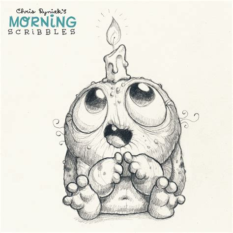 Morning Scribbles 336 Chris Ryniak On Patreon Cute Monsters Drawings